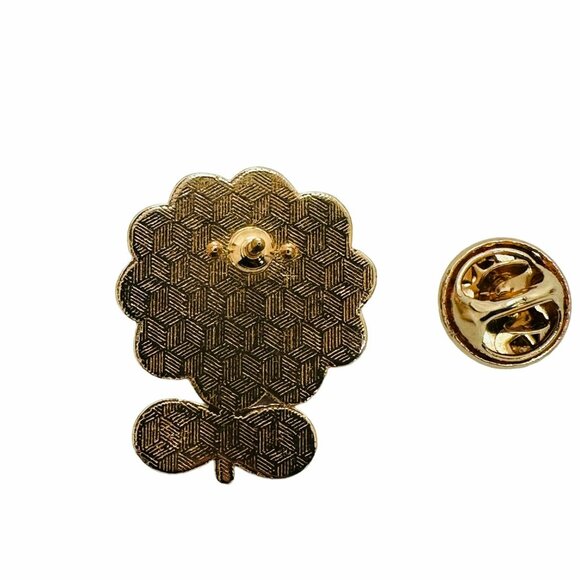 🤩Cute Cartoon Sunflower shape Pin Enamel Yellow & Green Gift Brooch🤩 - Picture 5 of 6